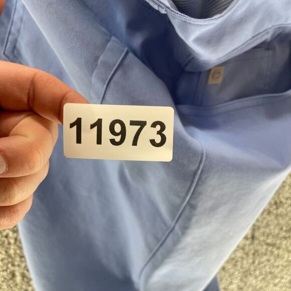 Peter Millar Pants Men 38x26 Blue EB66 Five Pocket Performance Golf Casual Adult - Picture 11 of 11